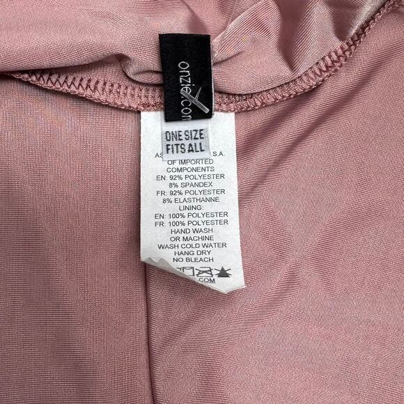 New Onzie Tie Back Tank in Pink One Size - Picture 8 of 11